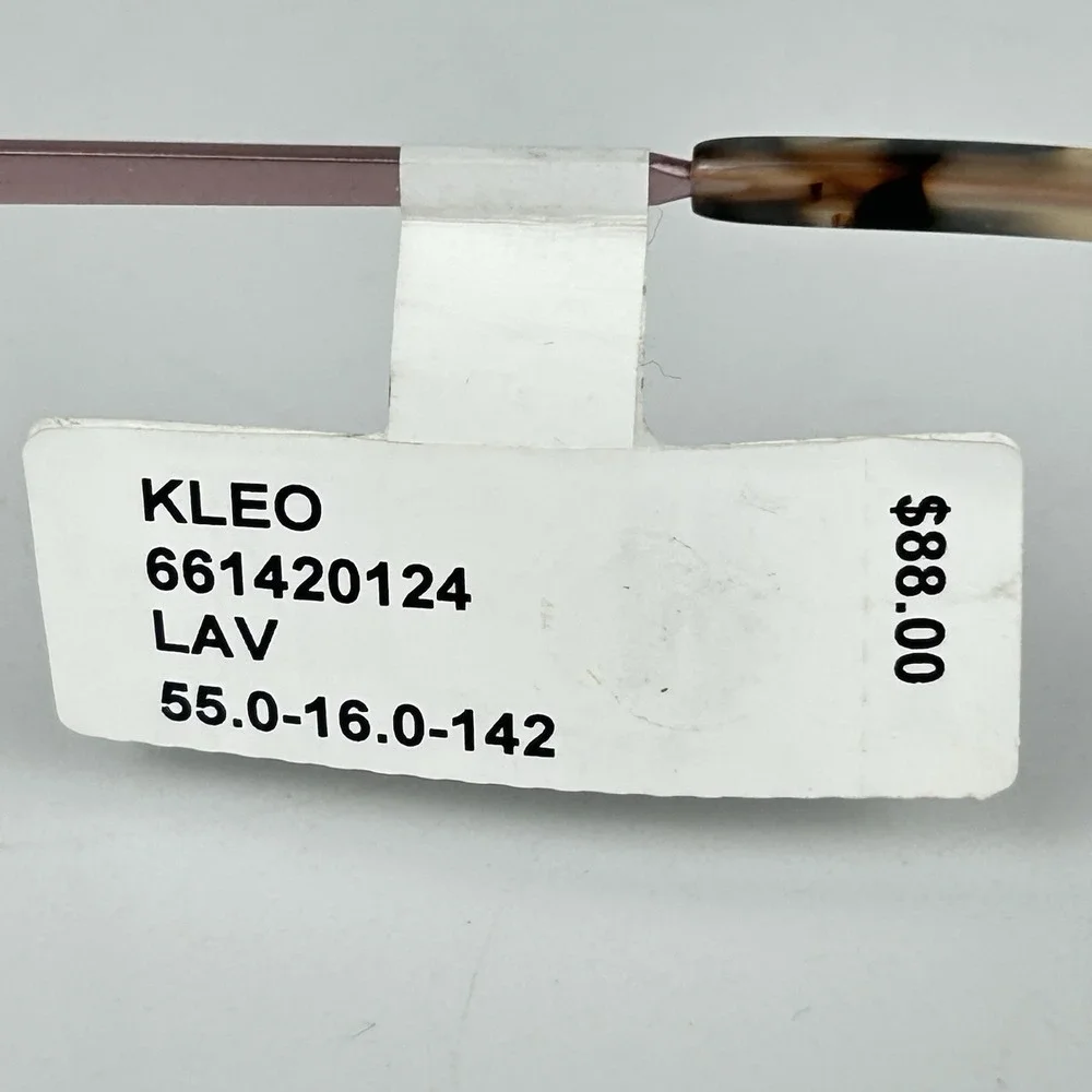 Keo Kleo‎ Lavender Eyeglasses Frames 55-16-142 NWT